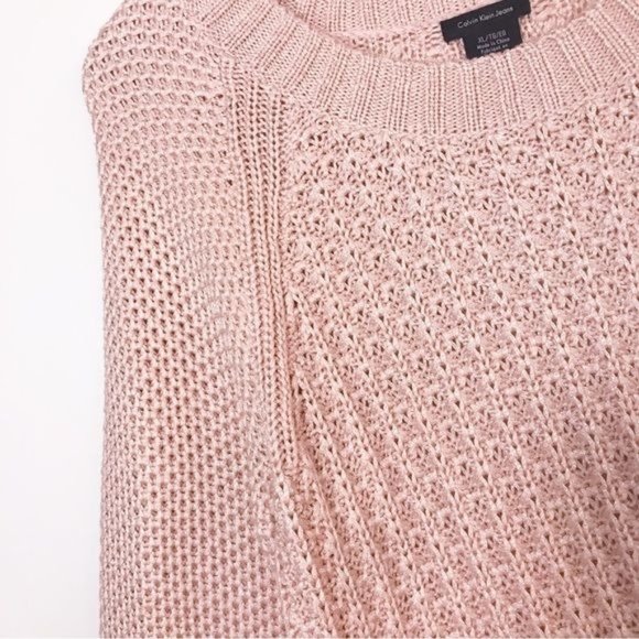 CALVIN KLEIN Mix Knit Pattern Sweater Size XL - Picture 6 of 9